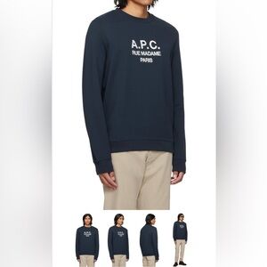 A.P.C. Navy Rufus Sweatshirt